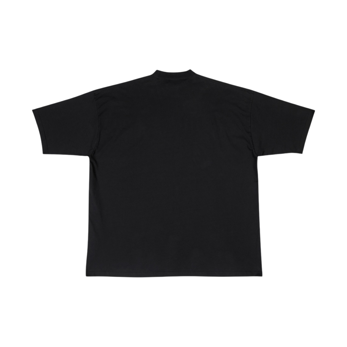 발렌시아가 사이즈 스티커 오버사이즈 티셔츠 블랙(Balenciaga Size Sticker Oversized T-Shirt Black) - 2