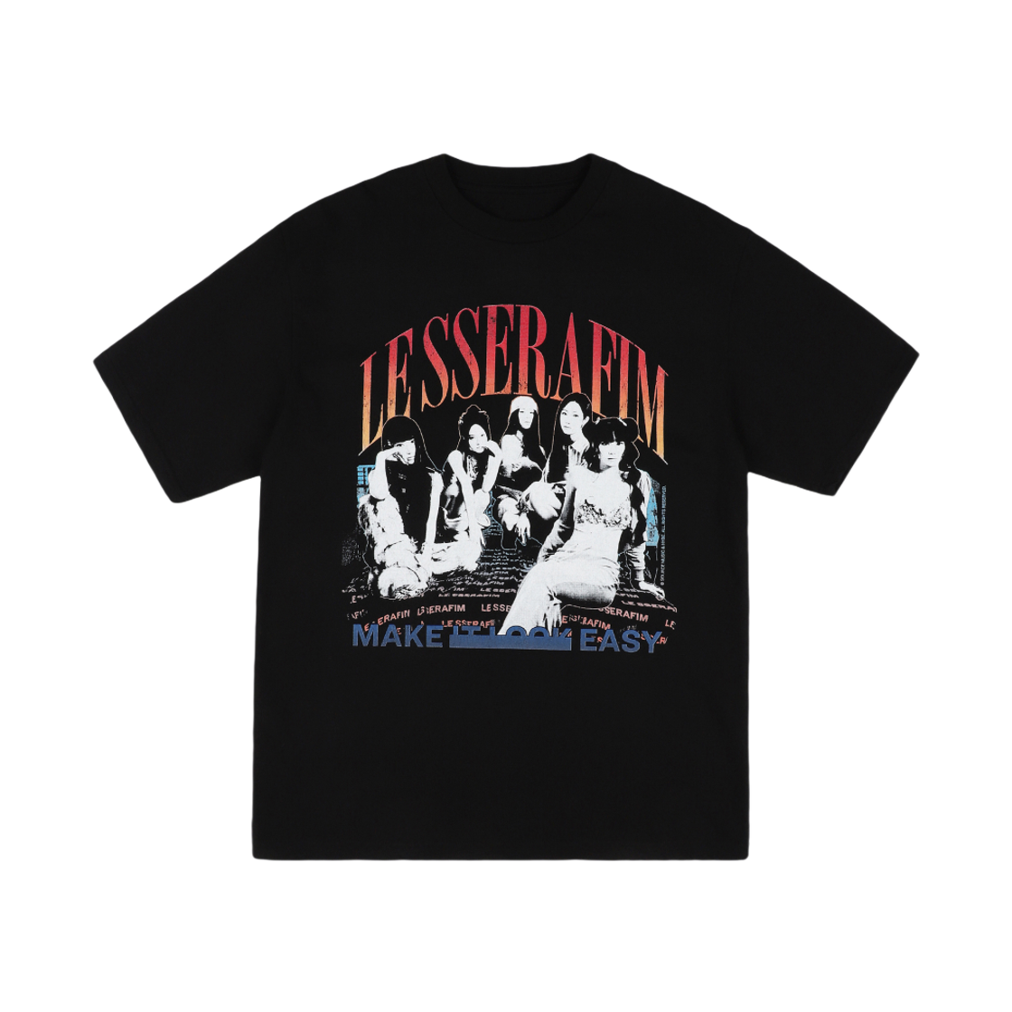 [르세라핌 x 피치스] 포토 숏슬리브([LE SSERAFIM x Peaches.] PHOTO S/S T-SHIRT)
