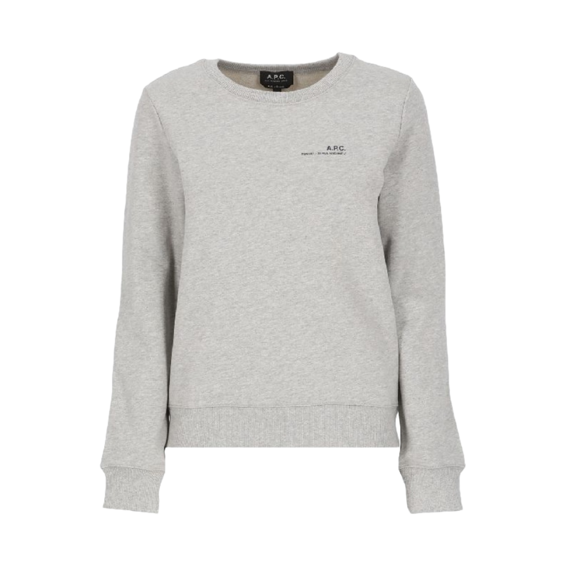 COFBQ-F27663-PLB (W) A.P.C. Item Sweatshirt Grey
