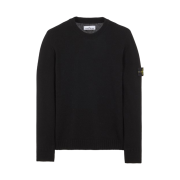 Stone Island 524A3 Lambswool Crewneck Knit Black - 22FW