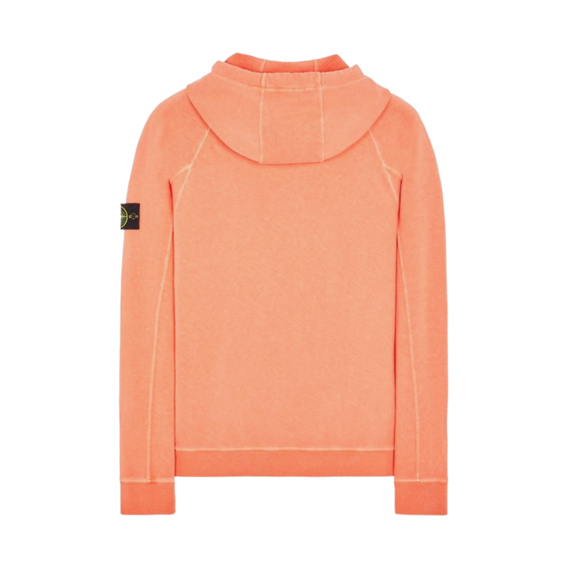 스톤 아일랜드 62160 말파일 플리스 가먼트 다이드 후드 스웨트셔츠 오렌지 - 22SS(Stone Island 62160 Malfile Fleece Garment Dyed Hooded Sweatshirt Orange - 22SS) - 2