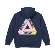 Palace Ombre Tri-Ferg Hood Navy - 23SS