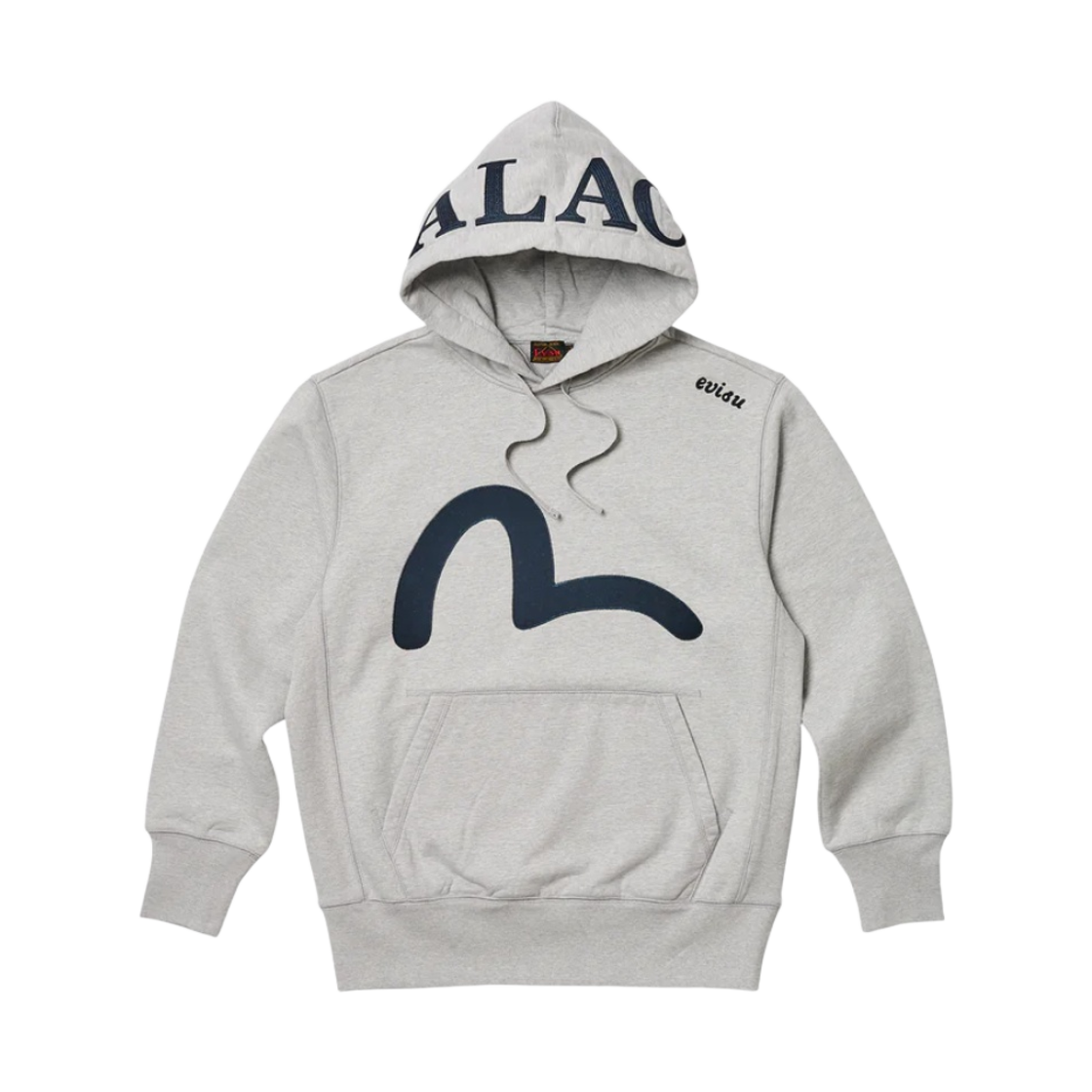 팔라스 x 에비수 시걸 후드 그레이 말 - 23SS(Palace x Evisu Seagull Hood Grey Marl - 23SS) - 1