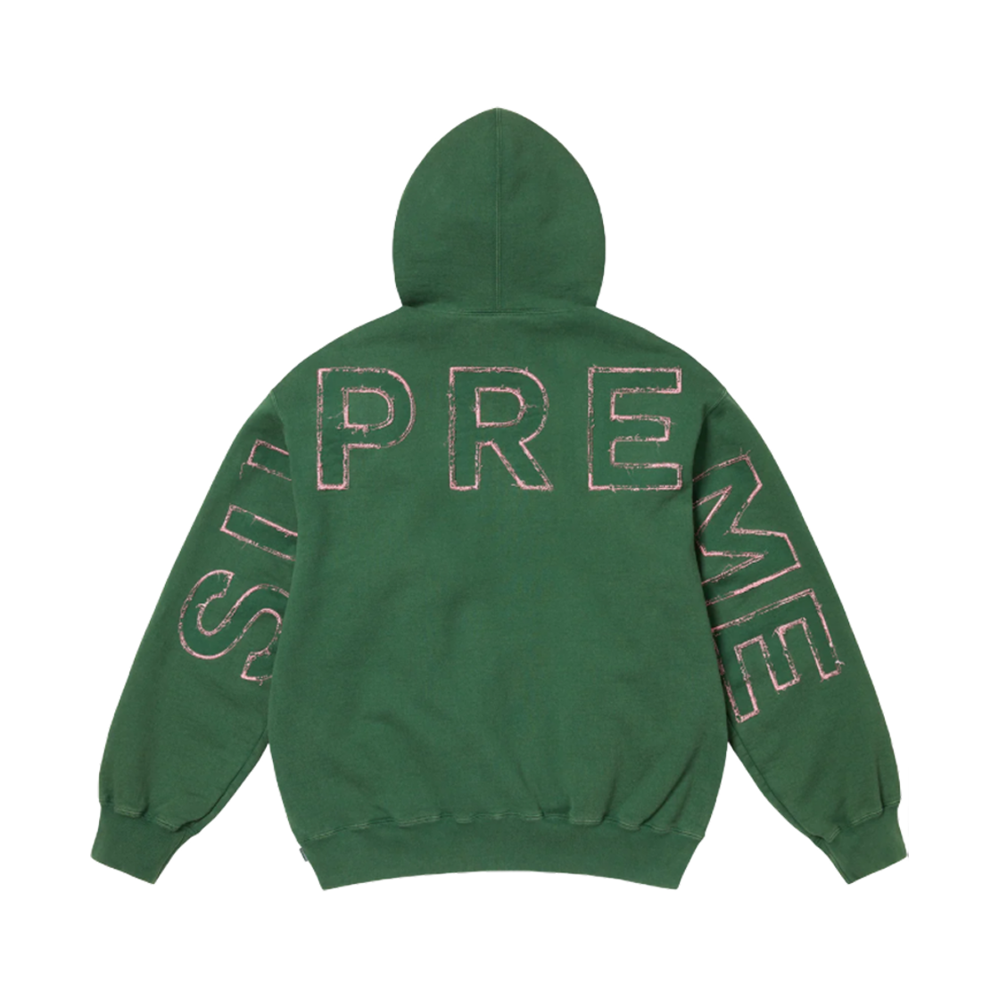 슈프림 프레이드 후드 스웨트셔츠 파인 - 25SS(Supreme Frayed Hooded Sweatshirt Pine - 25SS) - 1