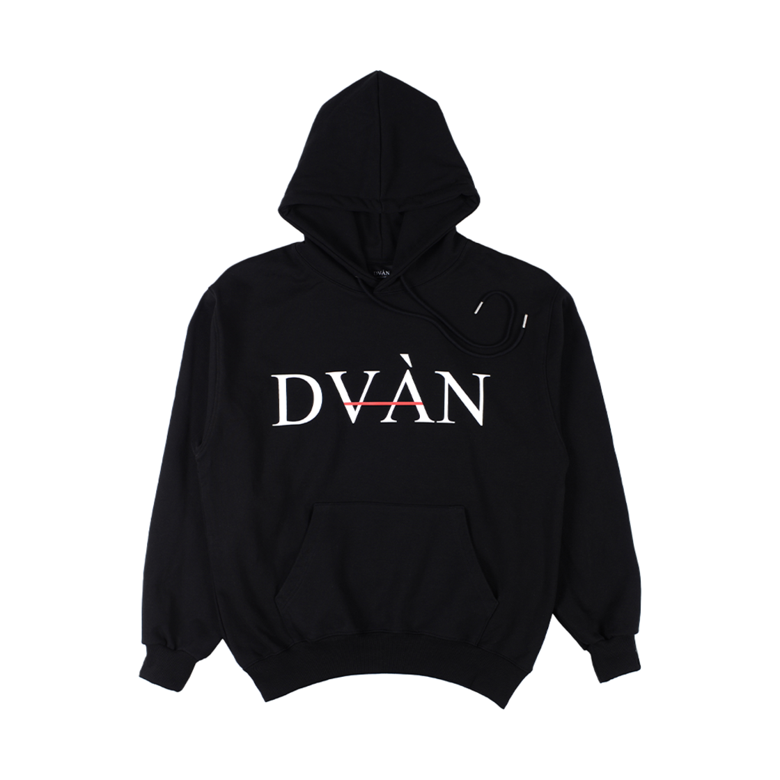 드반 빅 네온 사인 후드(DVAN Big Neon Sign Hoodie Black)