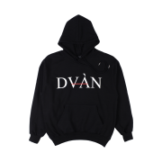 DVAN Big Neon Sign Hoodie Black