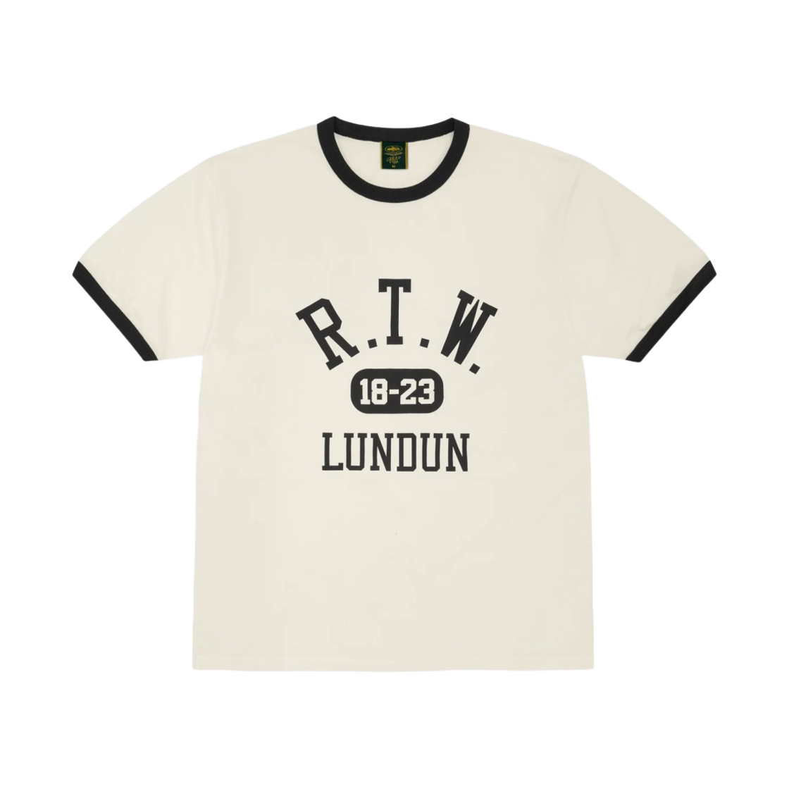 - Corteiz College Ringer T-Shirt Off White