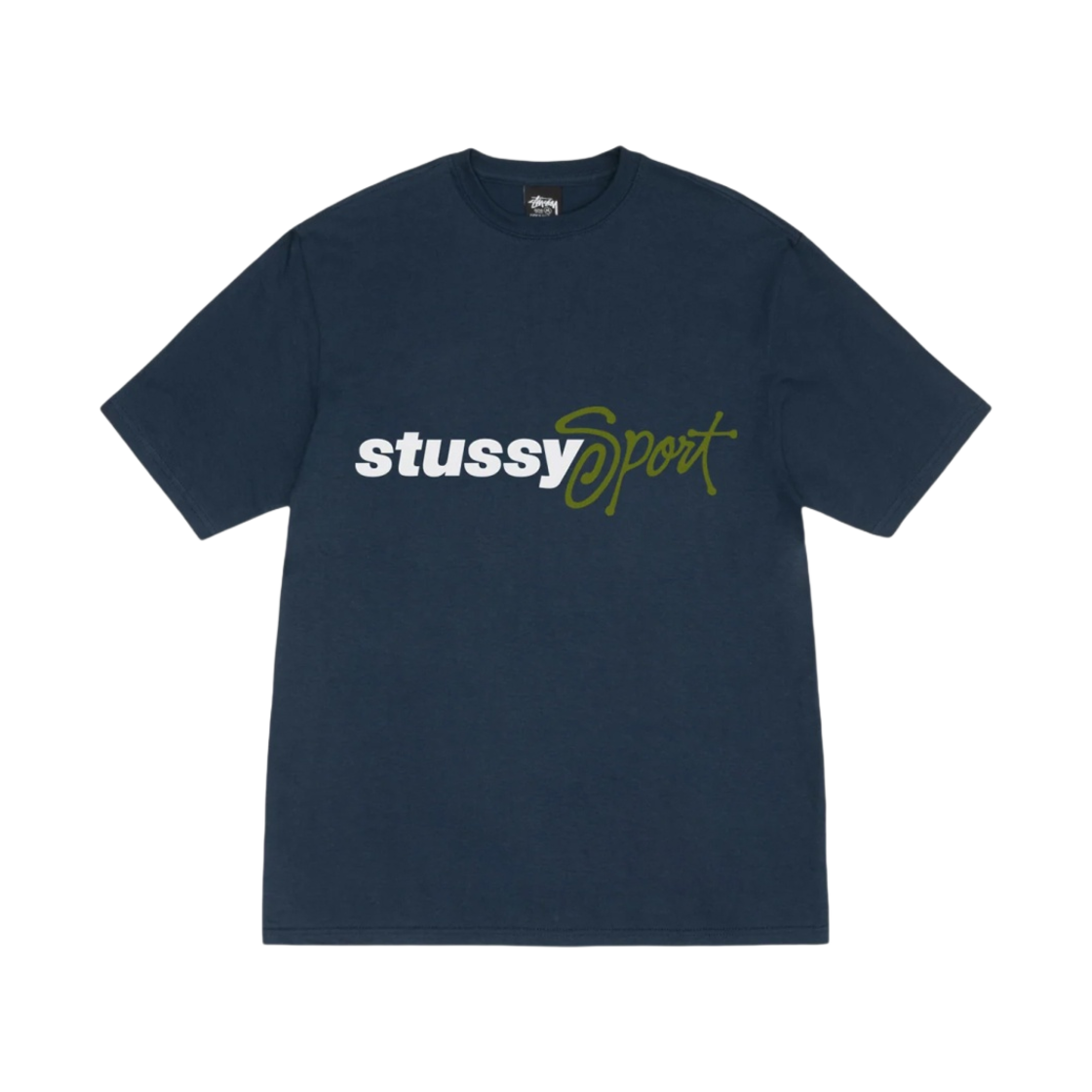 스투시 스포츠 스크립트 티셔츠 네이비(Stussy Sport Script T-Shirt Navy)