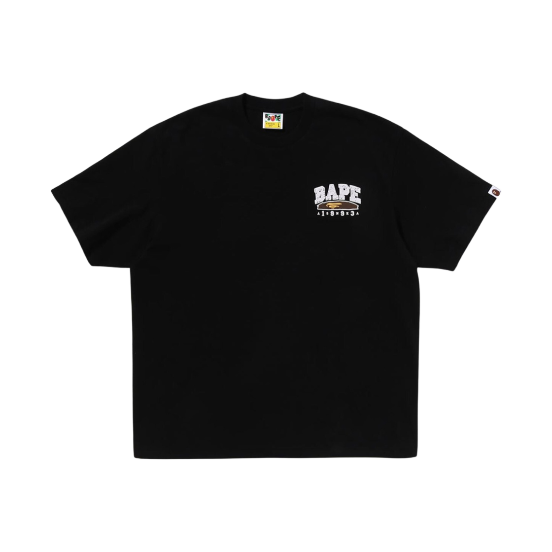 베이프 핸드 드로우 릴렉스드 핏 티셔츠 블랙(Bape Hand Draw Relaxed Fit T-Shirt Black) - 2
