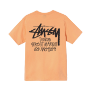 Stussy Stock DSM Los Angeles T-Shirt Peach 2021