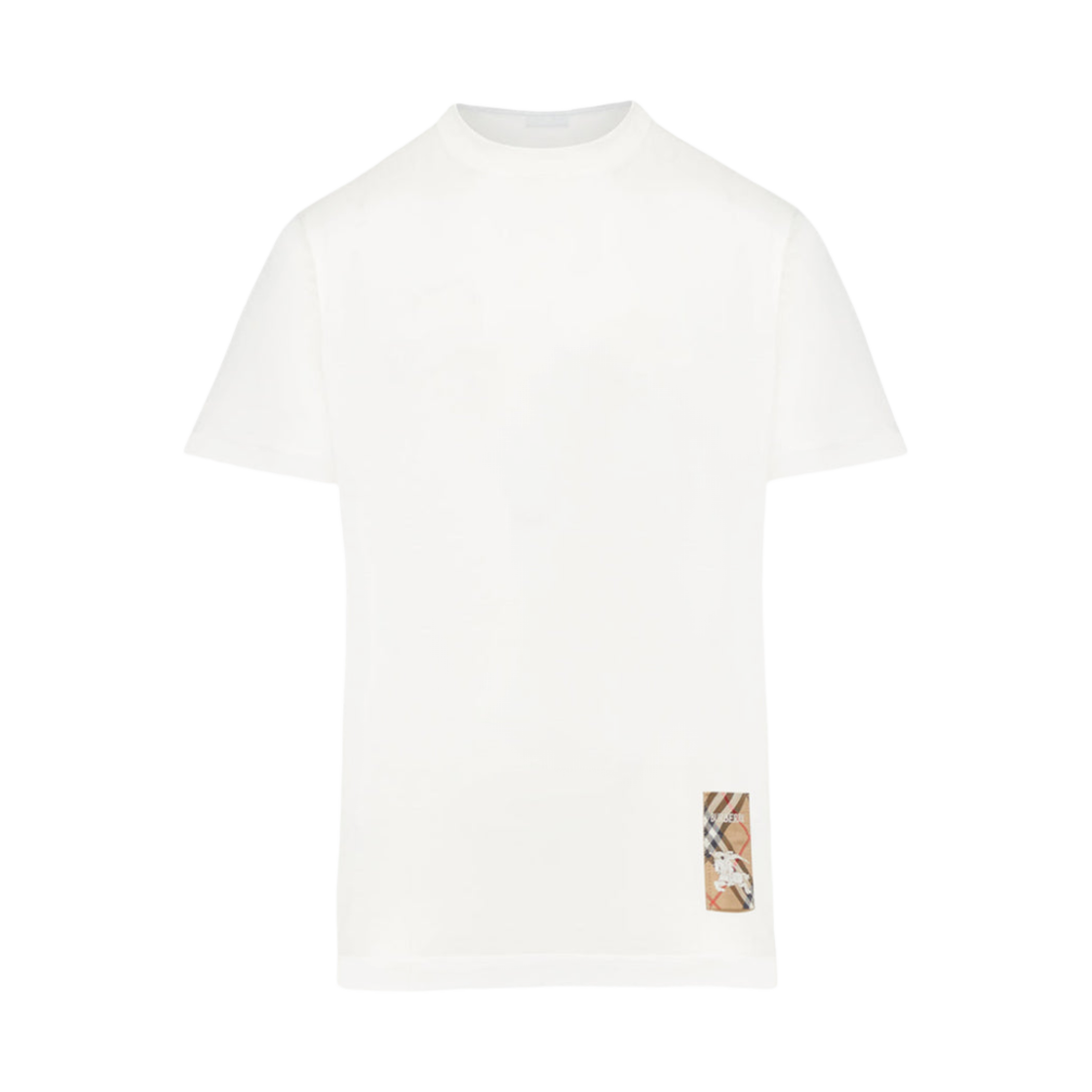 8104886 (W) Burberry EKD Logo Patch T-Shirt White