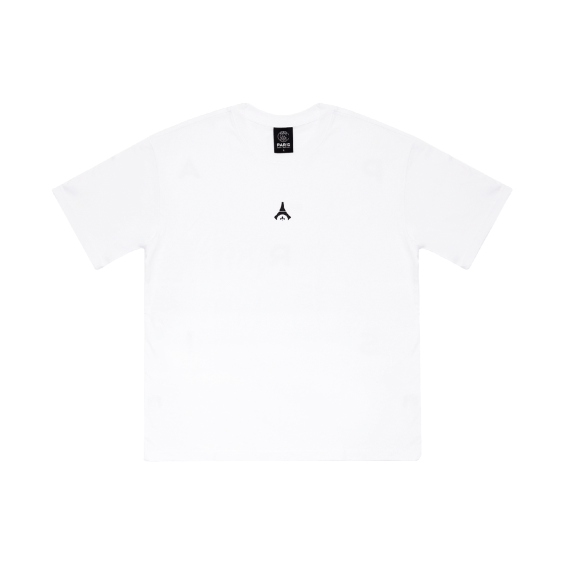 PSG2402TS005UWT Over The Pitch PSGlogo splattered t