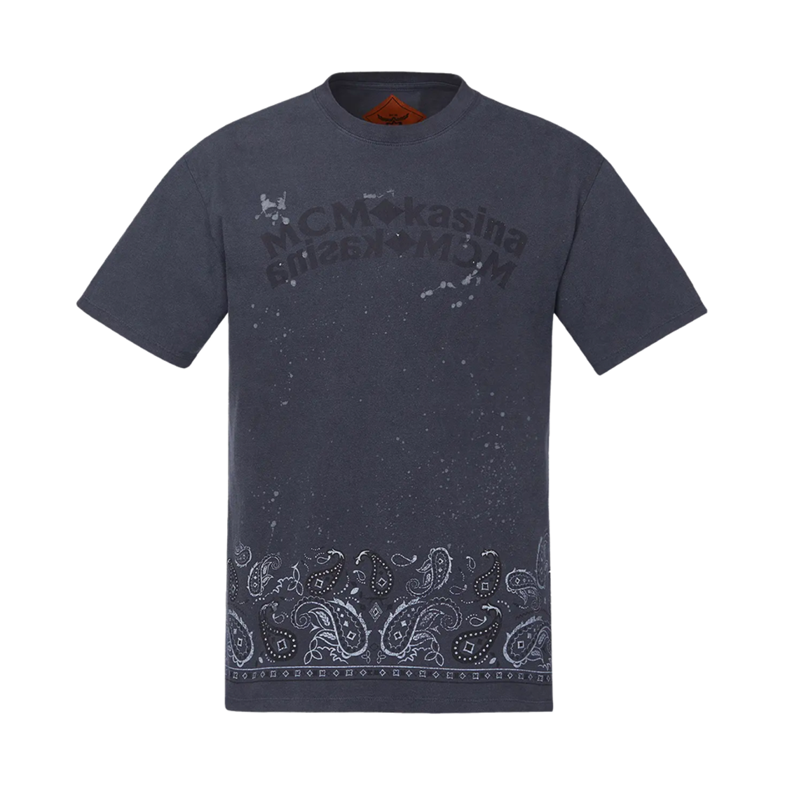 MCM x 카시나 코튼 저지 숏슬리브 티셔츠 워시드 네이비(MCM x Kasina Cotton Jersey Short Sleeve T-Shirt Washed Navy)