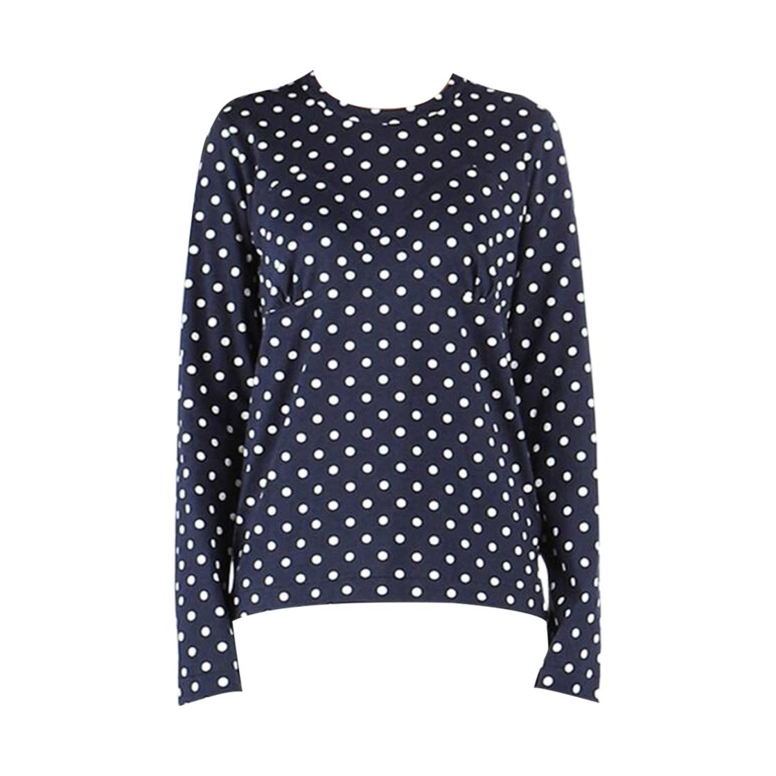 (W) 꼼데가르송 롱슬리브 티셔츠 네이비((W) Comme des Garcons Long Sleeve T-Shirt Navy)