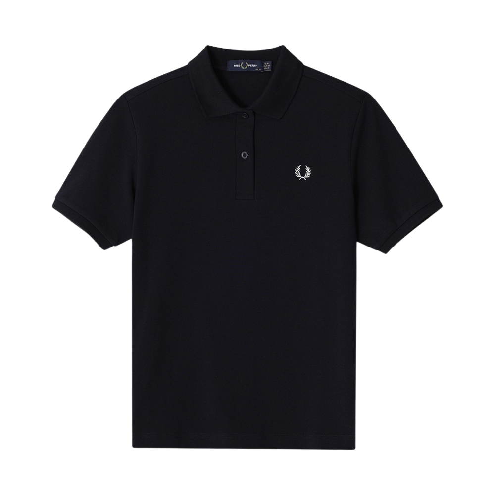 AFPF2316000-608 Fred Perry Womens G6000 Plain Fred Perry Shirt Navy
