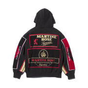 Supreme x Martine Rose Towel Zip Up Hooded Sweatshirt Black - 24FW