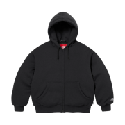 Supreme x The North Face Down Zip Up Hooded Sweatshirt Black - 24FW