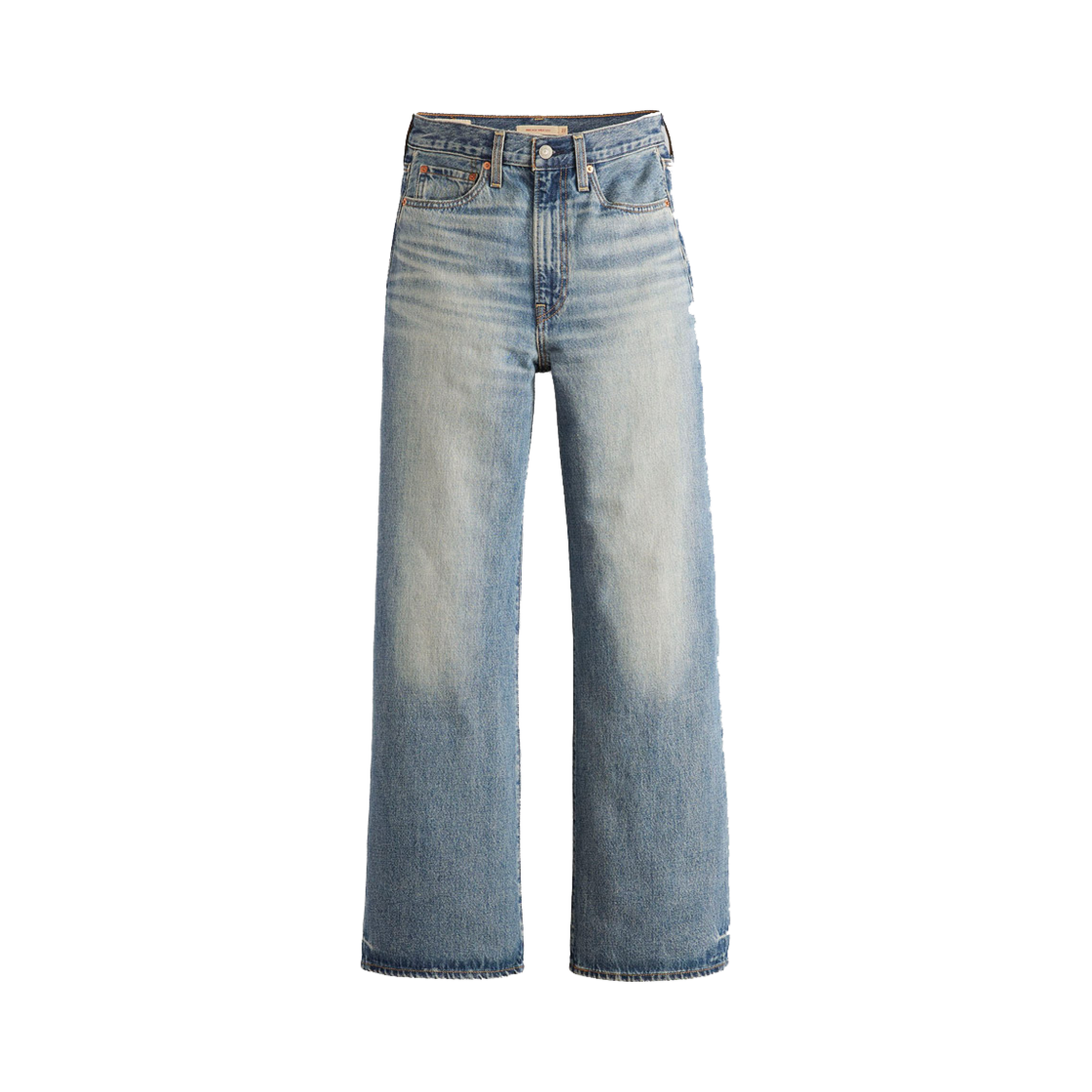 리바이스 우먼 립케이지 와이드레그 진 미디엄 인디고