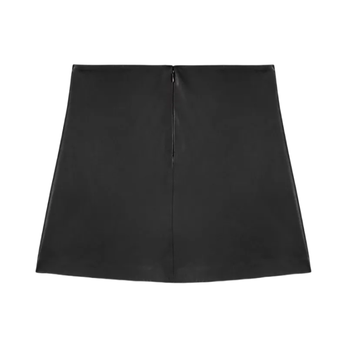 (W) 자라 x 스테파노 필라티 숏 레더 스커트 블랙((W) Zara x Stefano Pilati Short Leather Skirt Black) - 2
