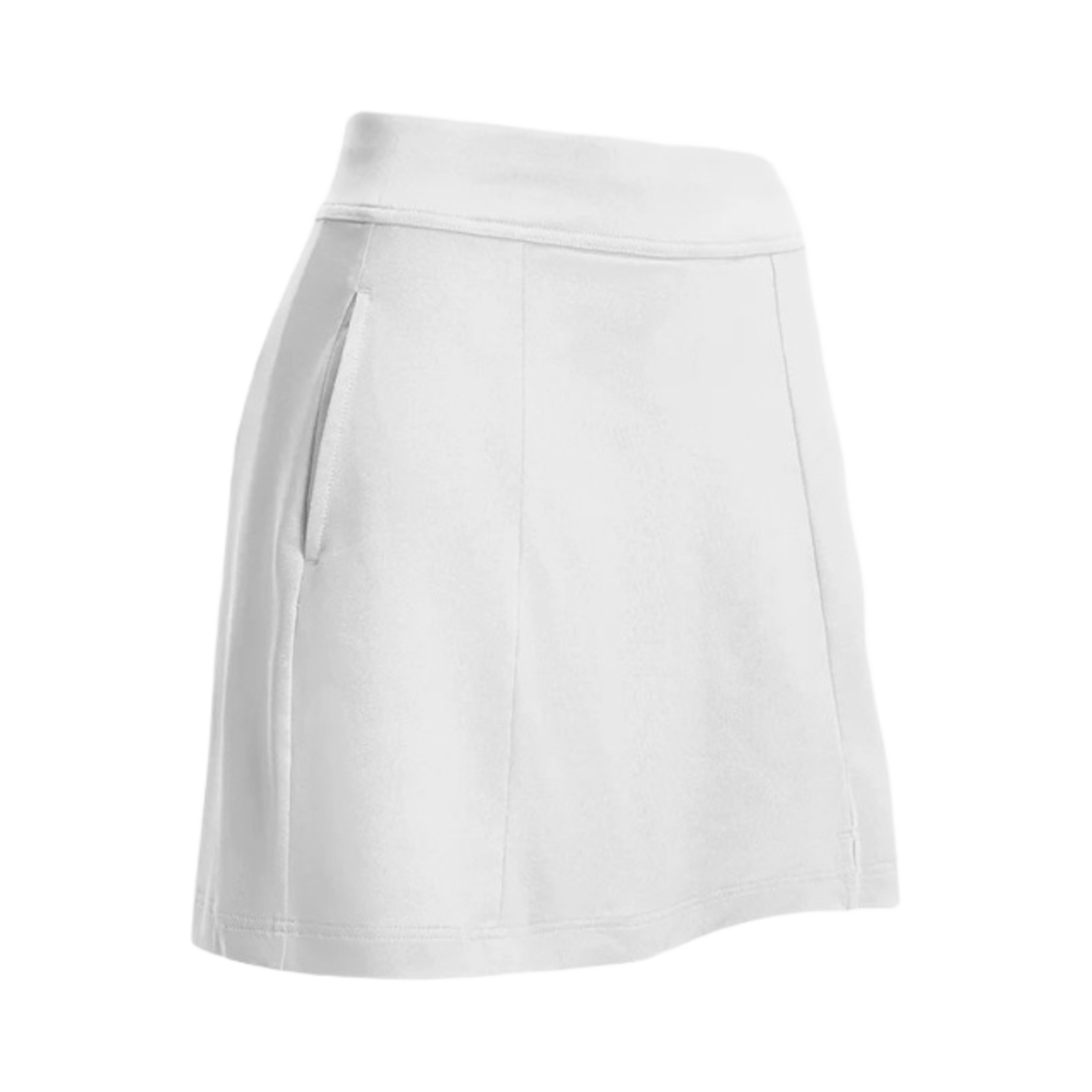 (W) 캘러웨이 솔리드 트루스컬프트 스코트 브릴리언트 화이트((W) Callaway Solid Truesculpt Skort Brilliant White)