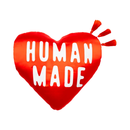 휴먼 메이드 하트 배스 필로우 레드 | Human Made | KREAM