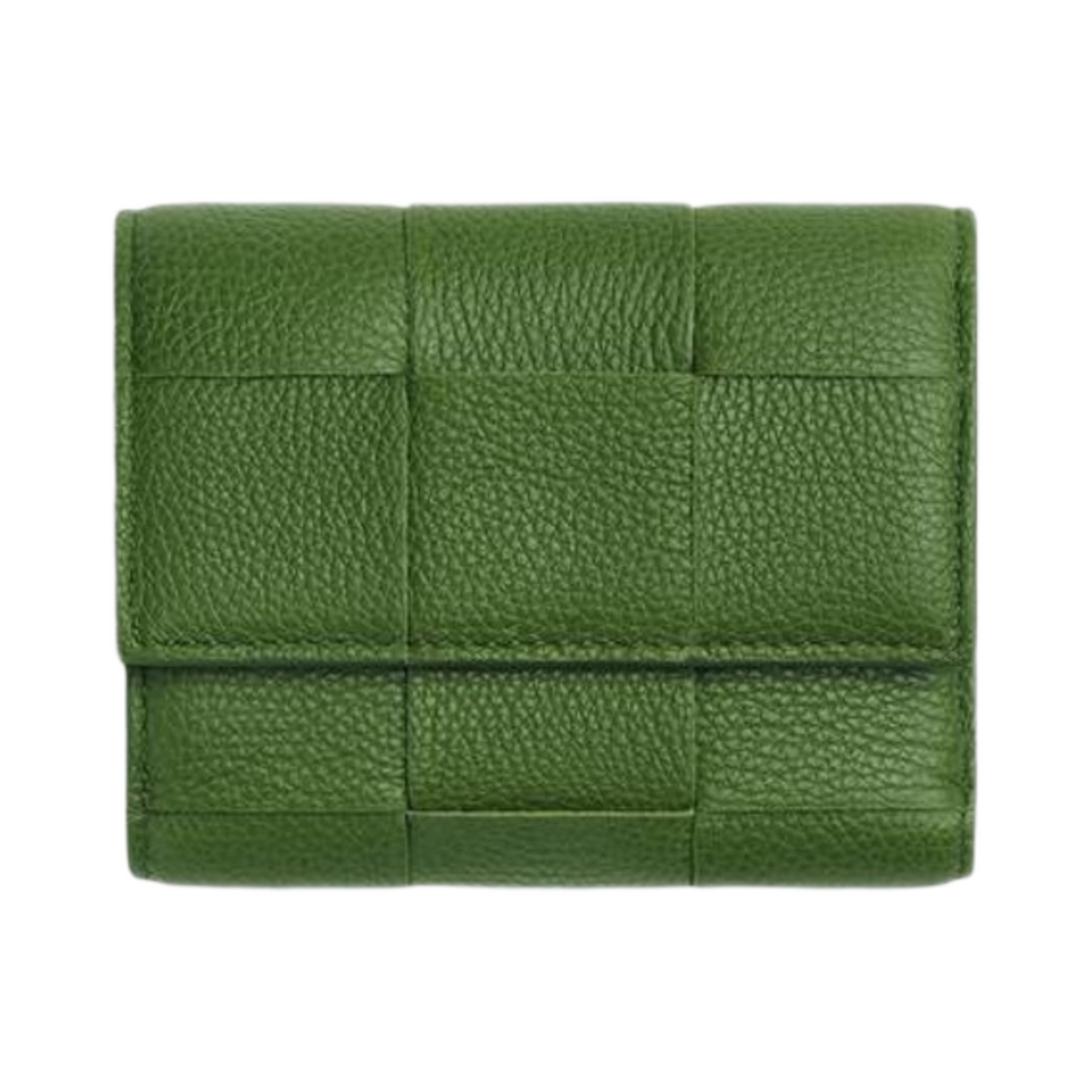 보테가 베네타 카세트 트라이폴드 지퍼 지갑 아보카도(Bottega Veneta Cassette Tri-Fold Zip Wallet Avocado) - 1