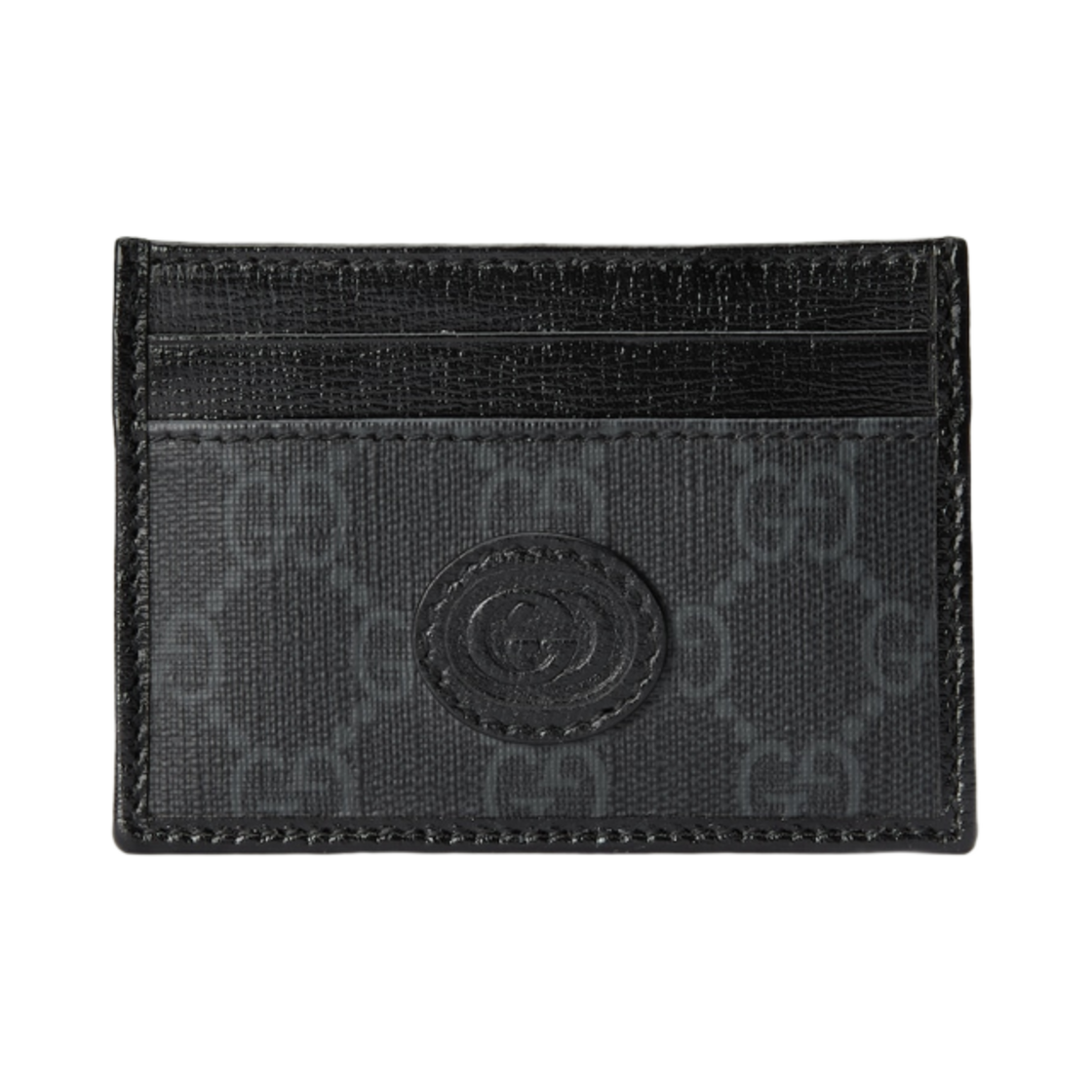 700690-92TCF-1000 Gucci Card Case with Money Clip Black Supreme