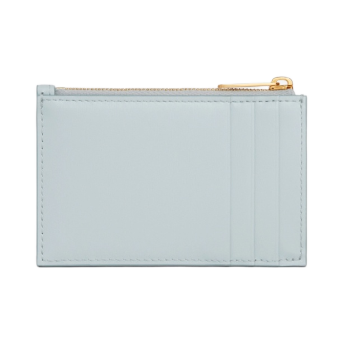 셀린느 샤이니 카프스킨 레더 트리옹프 지퍼 카드 홀더 소프트 블루(Celine Zipped Card Holder Cuir Triomphe in Shiny Calfskin Soft Blue) - 3