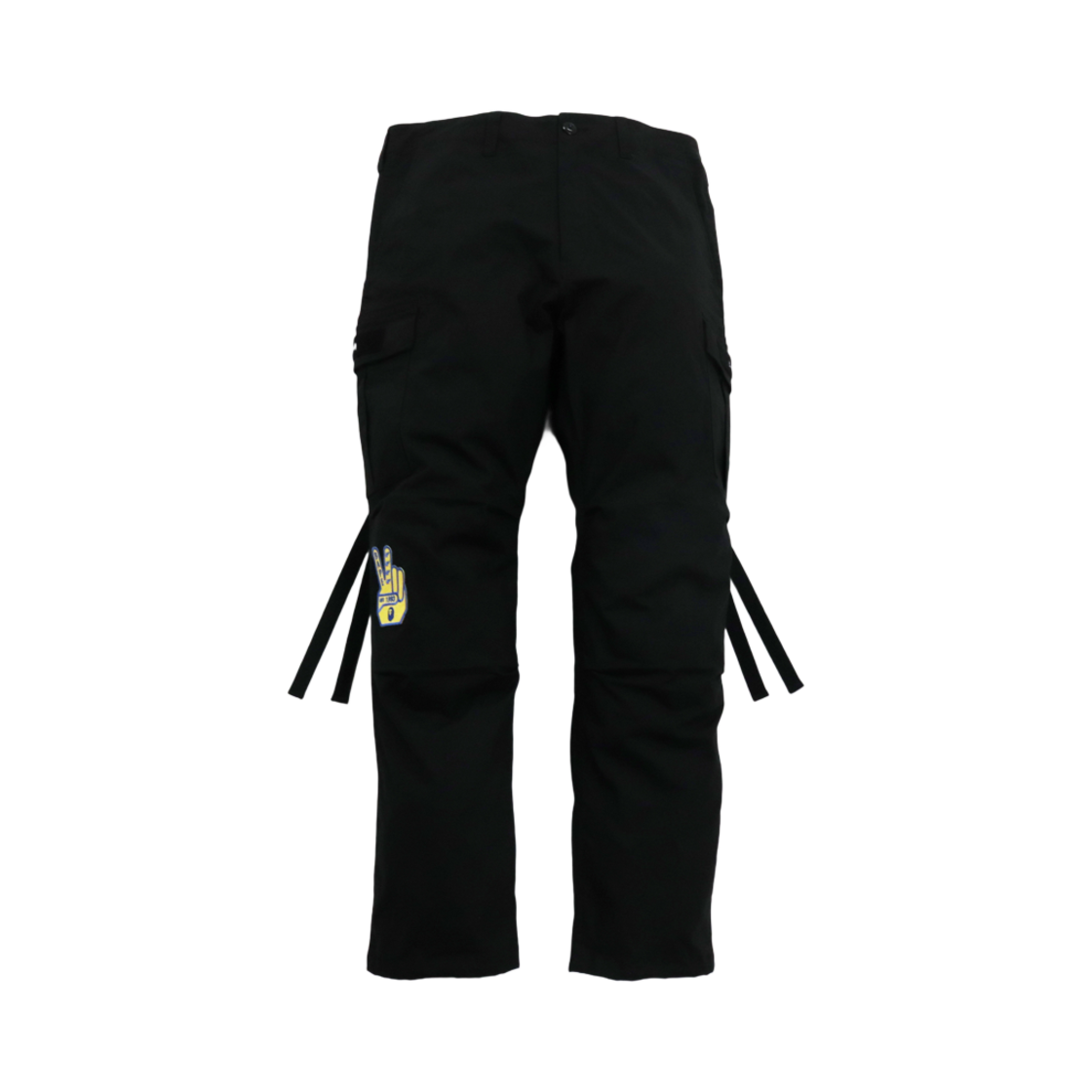 0ZXPTM152005H BAPE Relaxed Fit 6 Pocket Pants Black