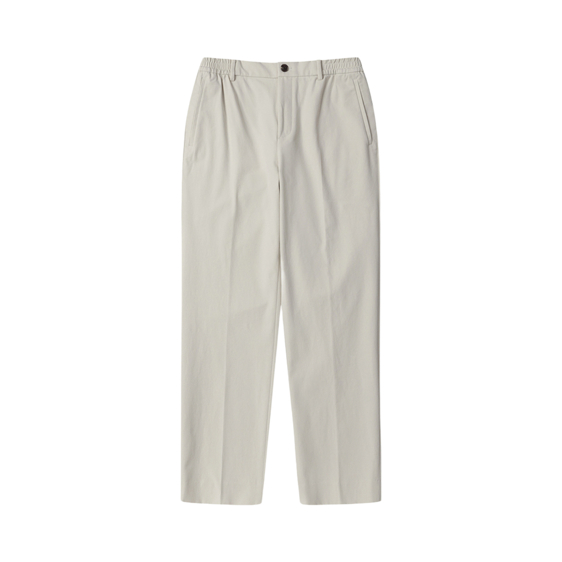 CWPAS25111IVX Customellow Tapered Fit Cotton Pants Ivory