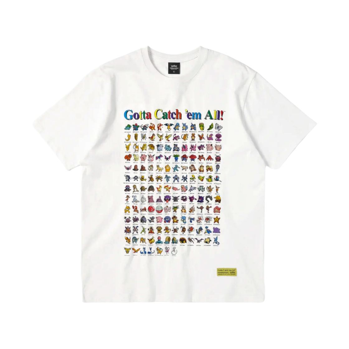 디스이즈네버댓 x 포켓몬 151 티셔츠 화이트(Thisisneverthat x Pokemon 151 T-Shirt White)