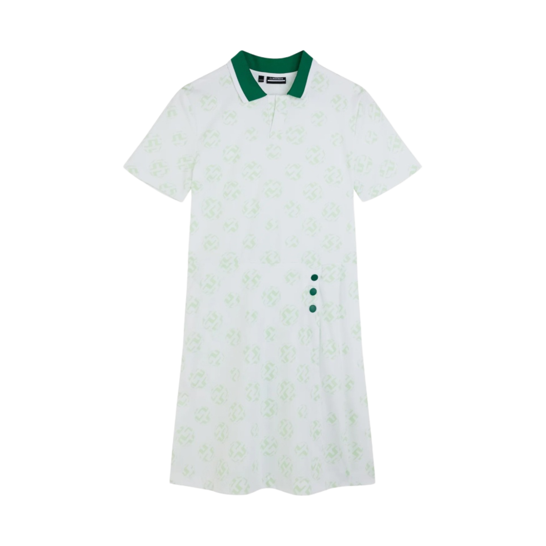 (W) 제이린드버그 캐서린 드레스 화이트 스피어 닷((W) J.Lindeberg Katherine Dress White Sphere Dot) - 1