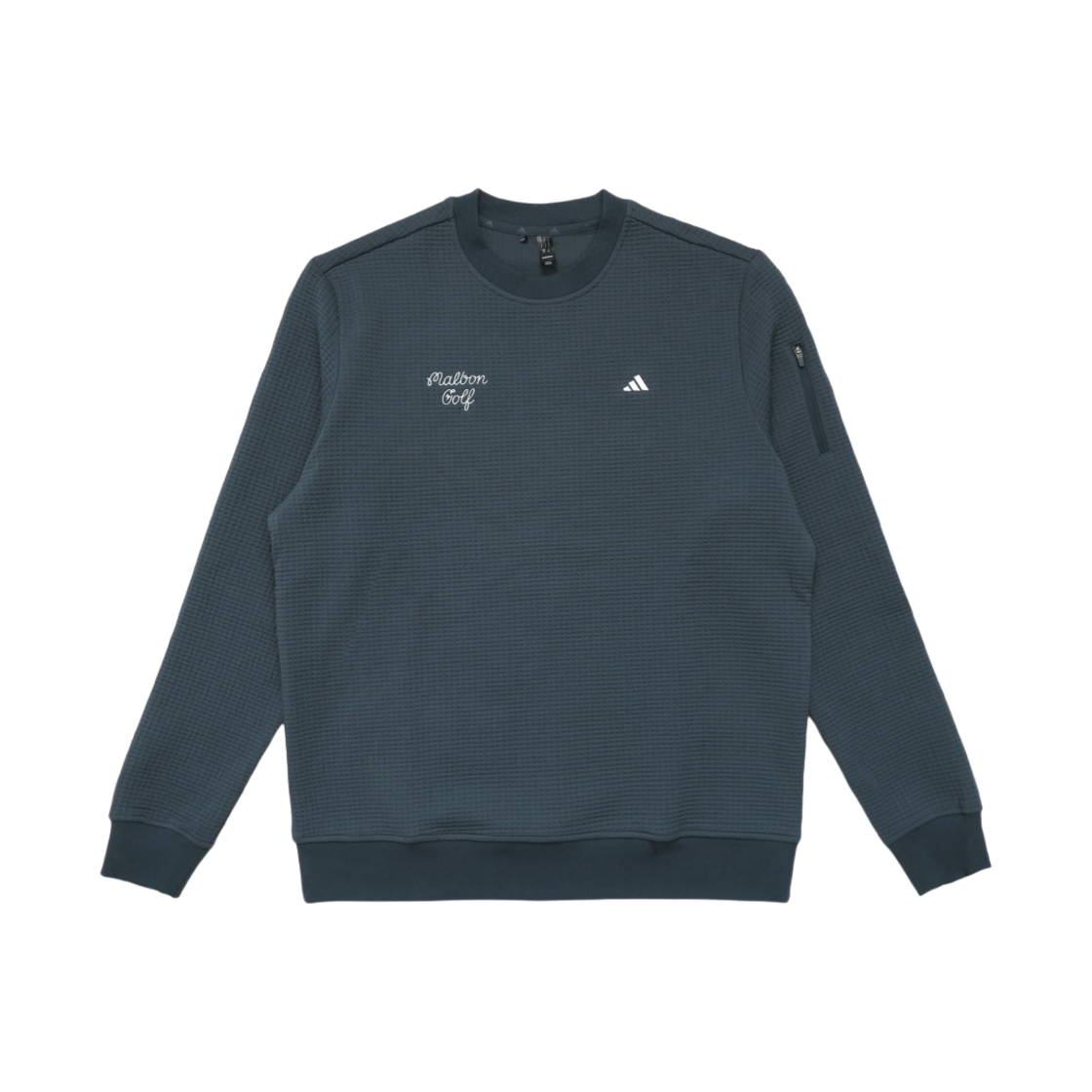 말본 골프 x 아디다스 얼티밋365 투어 콜드 RDY 크루넥 풀오버 아크틱 나이트(Malbon Golf x Adidas Ultimate365 Tour Cold RDY Crewneck Pullover Arctic Night) - 1