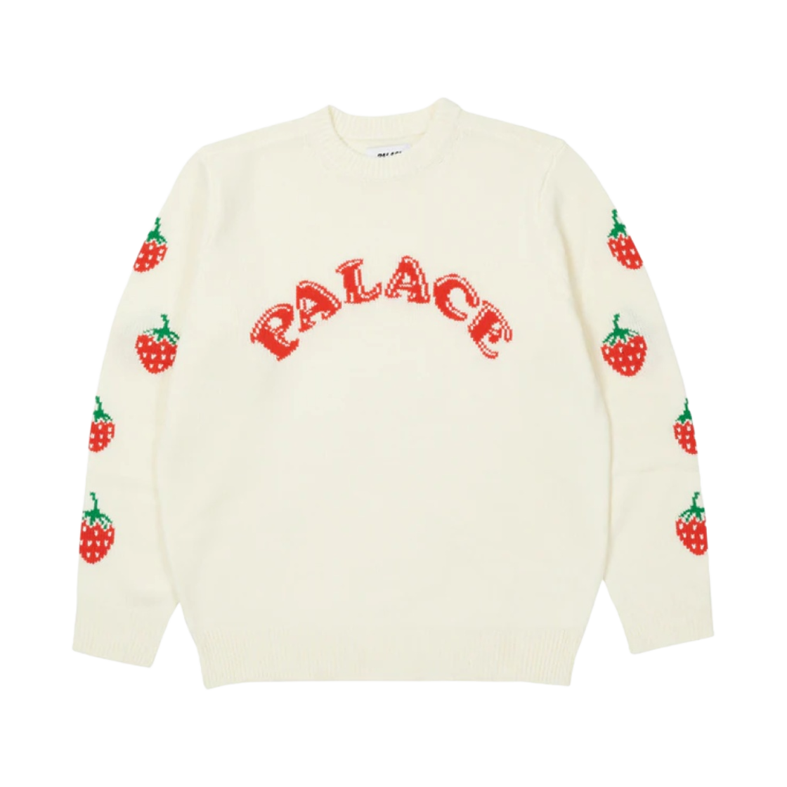 팔라스 스트로베리 니트 화이트 - 22SS(Palace Strawberry Knit White - 22SS) - 1