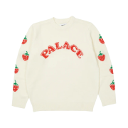 Palace Strawberry Knit White - 22SS