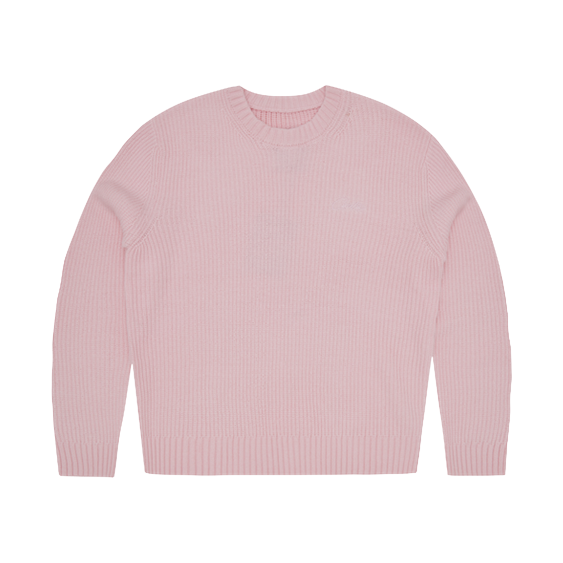 코르테이즈 크로셰 아플리케 니트 크루 핑크(Corteiz Crochet Applique Knit Crew Pink)