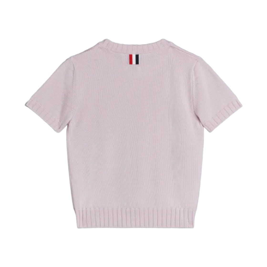 (키즈) 톰브라운 울 니트 티셔츠 핑크((Kids) Thom Browne Wool Knit T-Shirt Pink) - 2