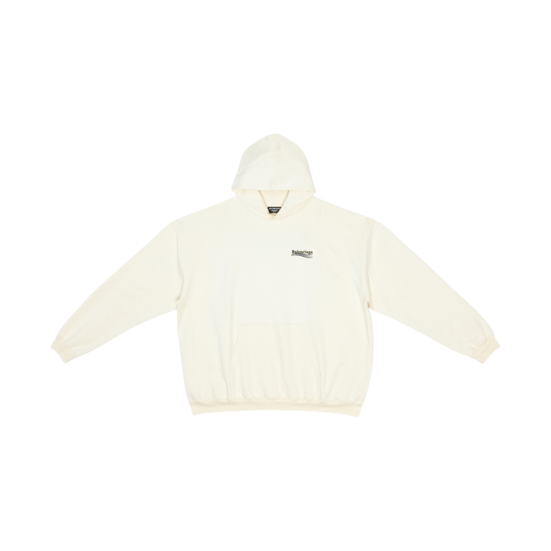 발렌시아가 폴리티컬 캠페인 라지 핏 후드 화이트(Balenciaga Political Campaign Large Fit Hoodie White) - 2