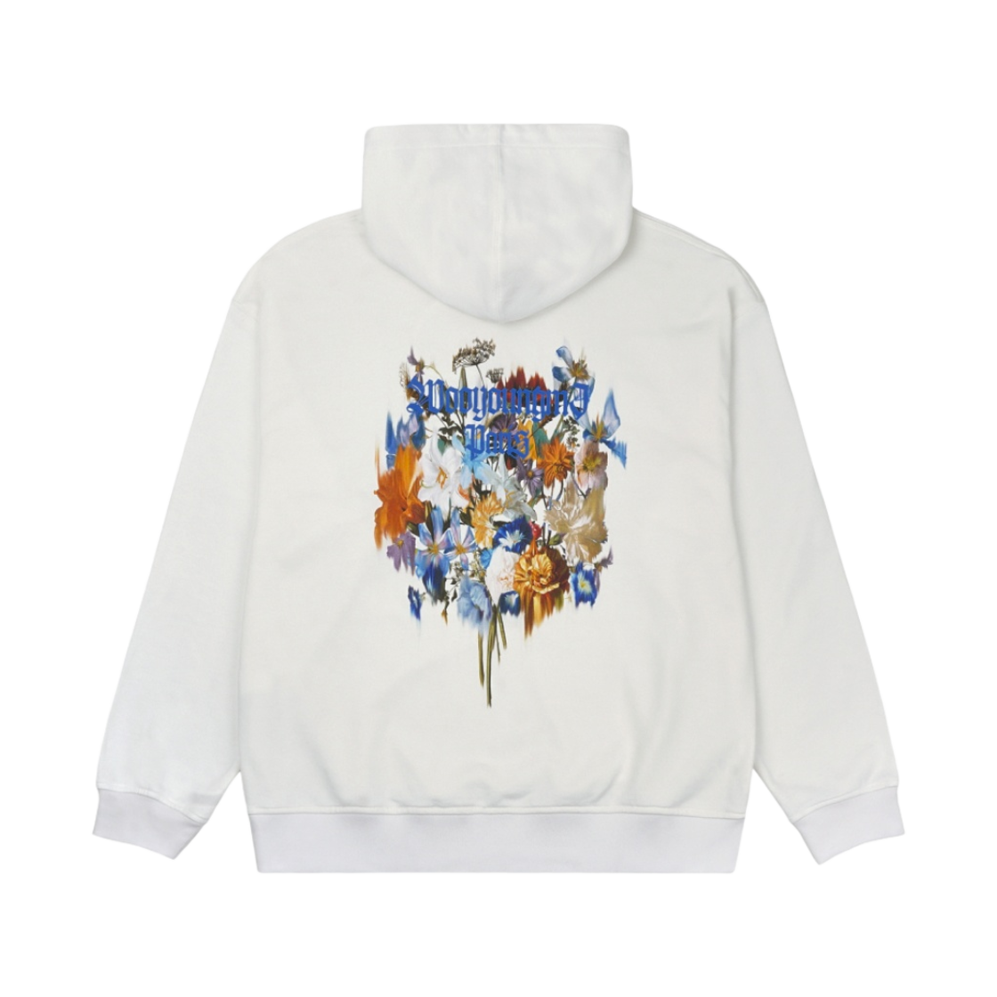 【Wooyoungmi】Swaying Flower Hoodie/2色 WOOYOUNGMI Black Swaying Flower Hoodie Wooyoungmi