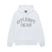 Stussy Gear Hoodie Ash Heather