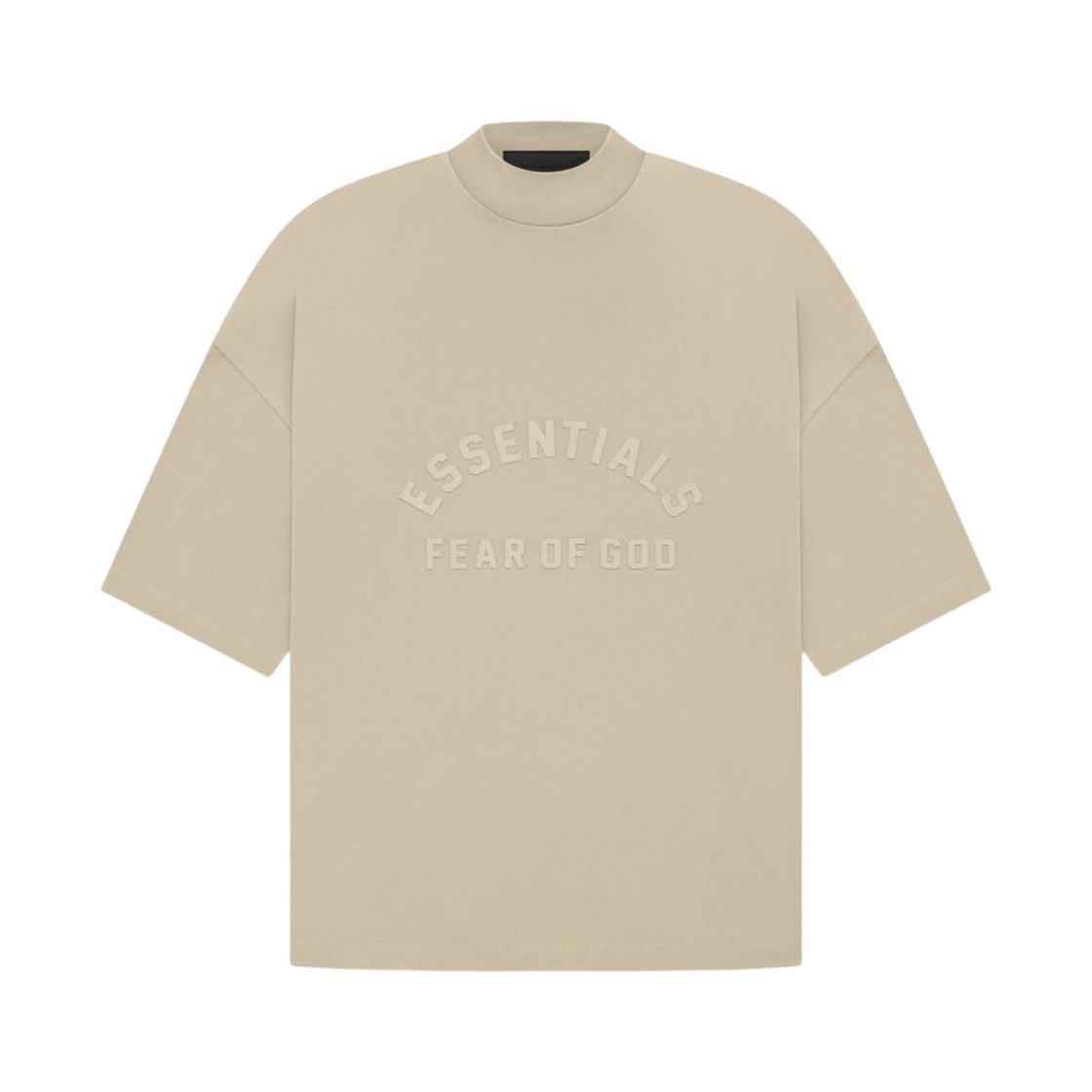 에센셜 더 블랙 컬렉션 티셔츠 더스티 베이지 - 23SS(Essentials The Black Collection T-Shirt Dusty Beige - 23SS) - 1