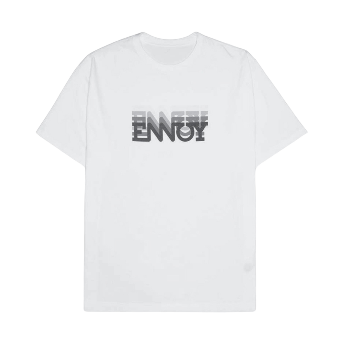 엔노이 일렉트릭 로고 그라디언트 숏슬리브 티셔츠 화이트(Ennoy Electric Logo Gradient SS T-Shirt White)