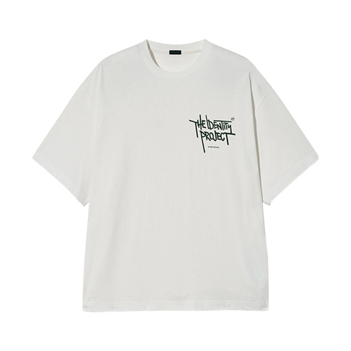 TIP_235 THE IDENTITY PROJECT Graffiti Round Half Sleeve Ivory