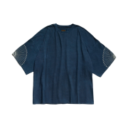 Kapital IDG Jersey Huge T-Shirt Furoshiki Embroidery Indigo