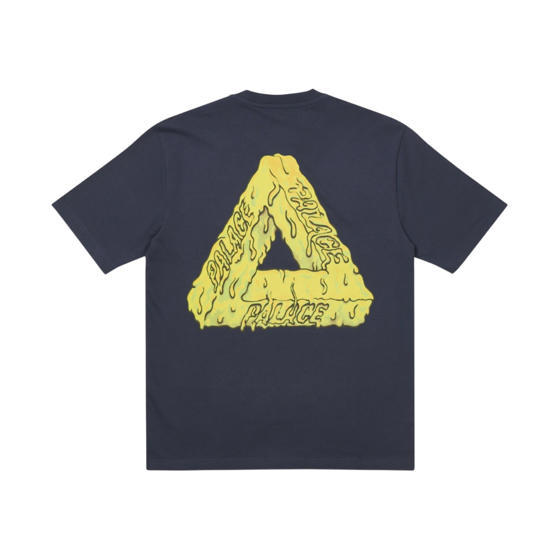 - Palace Tri-Slime T-Shirt Navy - 21SS