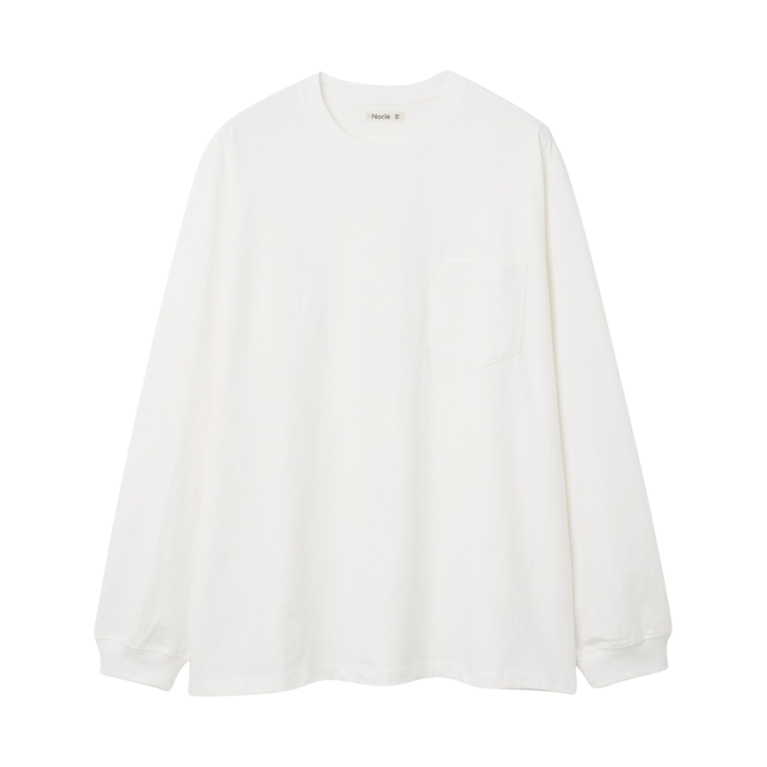 NOC040 Nocle Normal One Pocket Long Sleeve Off White