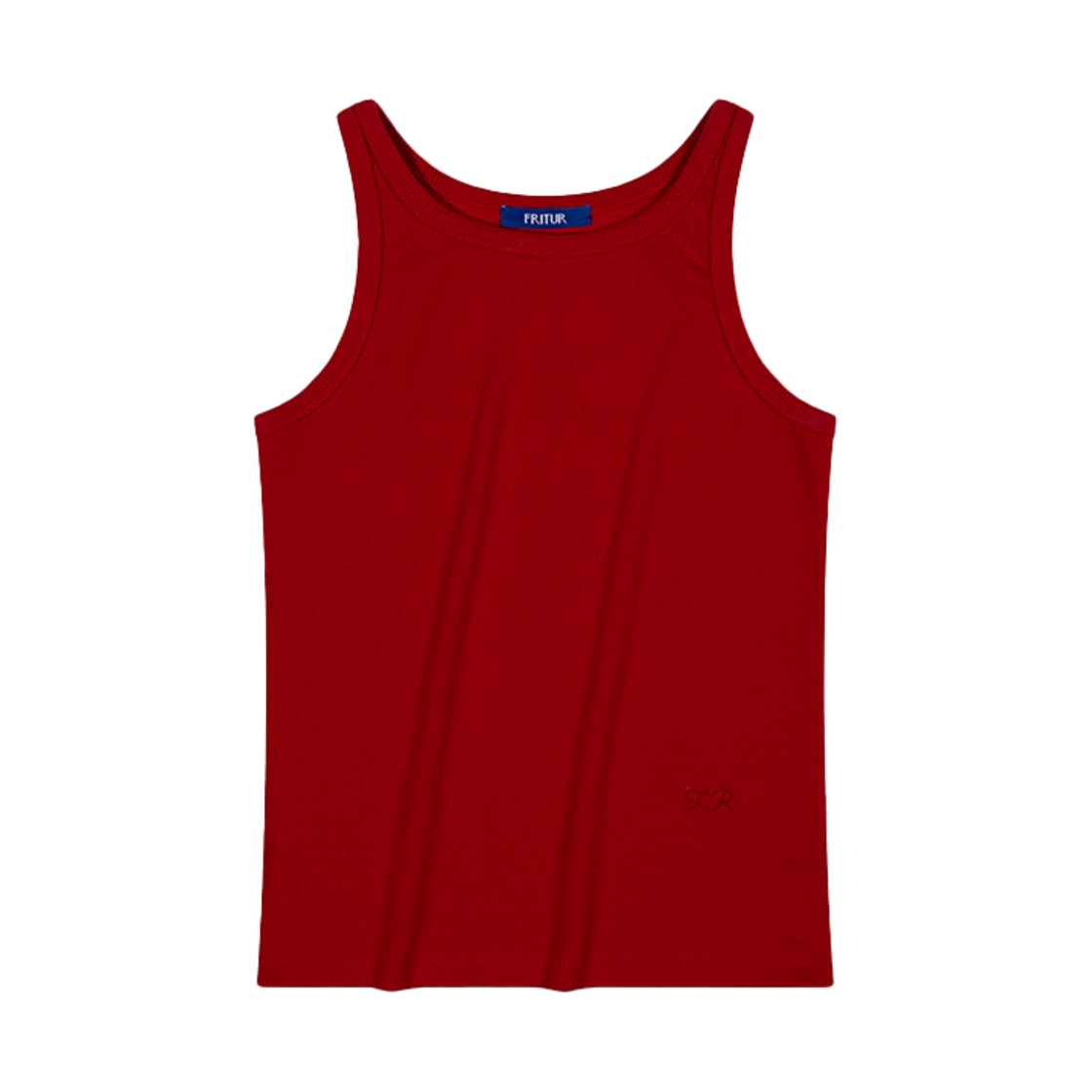 F251TS03_02 Fritur Basic Cotton Sleeveless Red_F251TS03