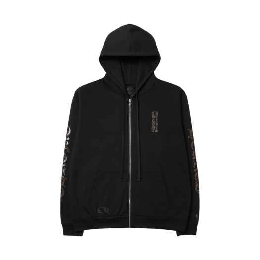 - Chrome Hearts 1988 Zip-Up Hoodie Black