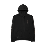 Chrome Hearts Vertical 1988 Fleece Zip-Up Hoodie Black