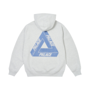 Palace Bit Grippy Tri-Ferg Hood Grey Marl - 24SS